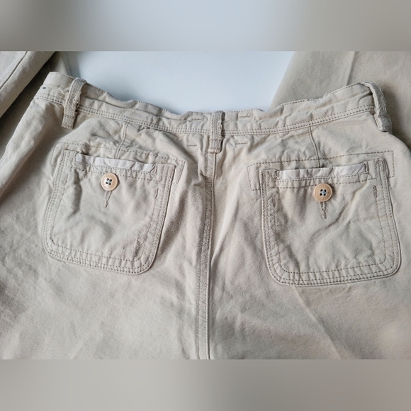 Vntg Abercrombie and Fitch Low-rise Y2K Pants Tan Size 4 - Picture 12 of 12